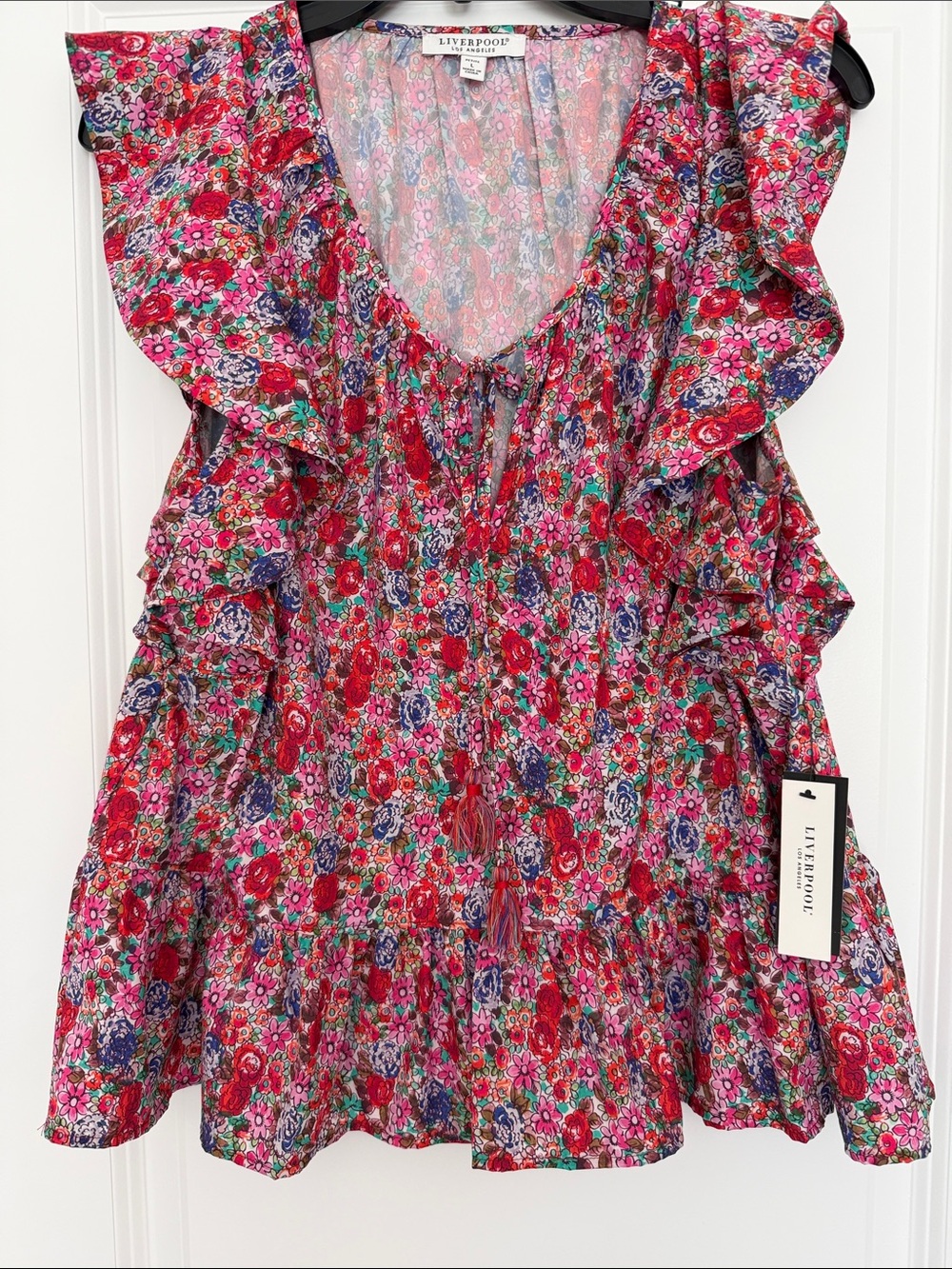 Liverpool blouse in an amazing floral print